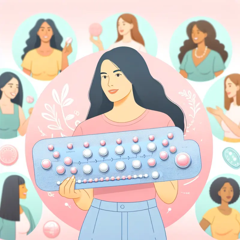 Illustration for Birth Control Pills: Combined Oral Contraceptives Explained
