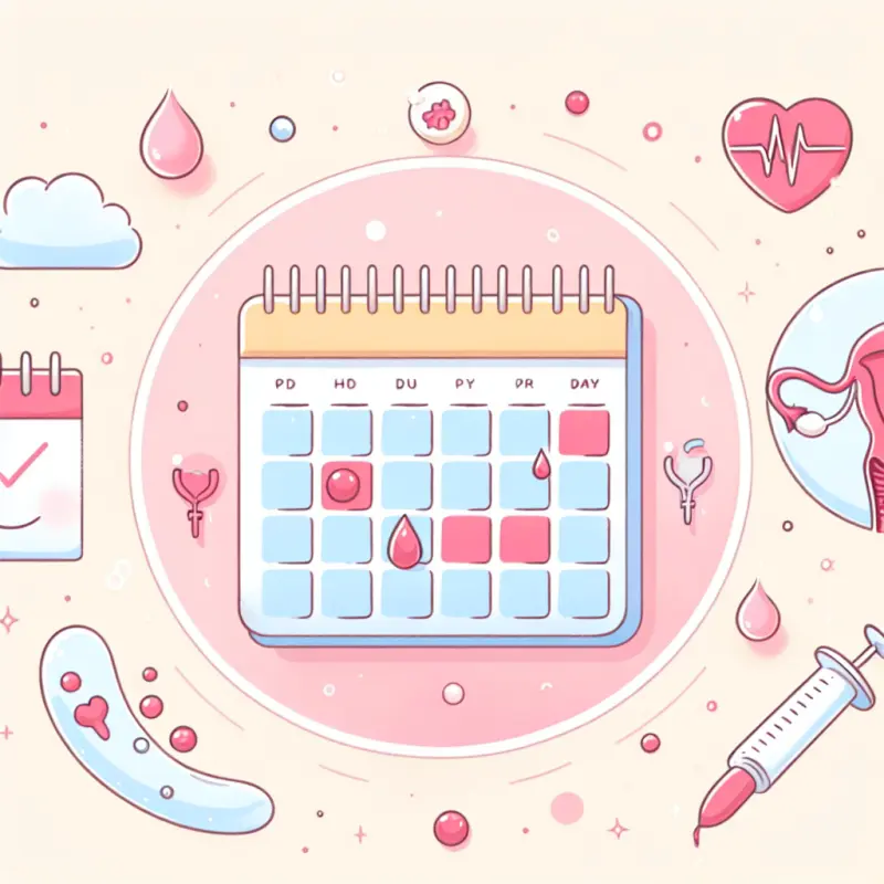 Cartoon-style illustration for How Menstruation Affects Sexual Health and Desire