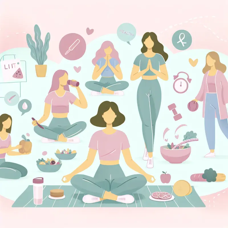 Illustration for Managing PCOS with Diet and Lifestyle: Evidence-Based Strategies