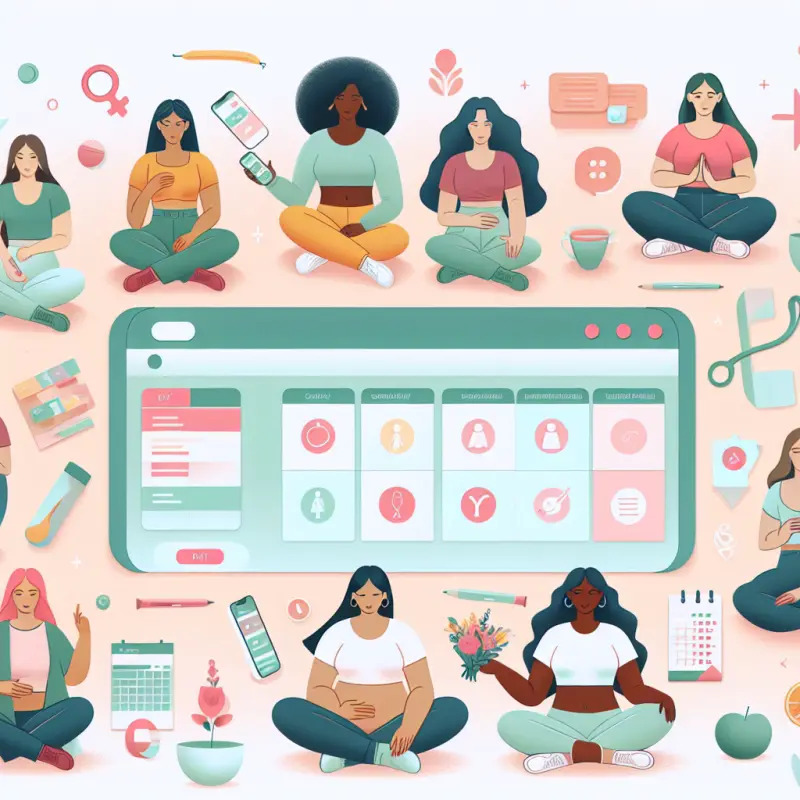 Illustration for Menstrual Tracking: How to Use Apps and Journals for Better Health