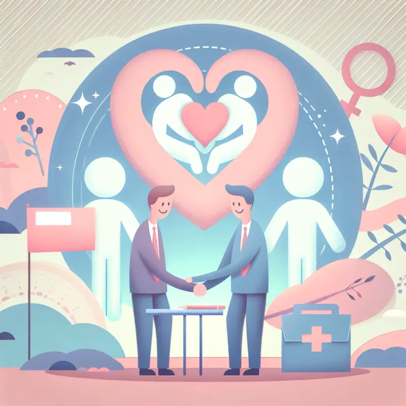 Cartoon-style illustration for Mental Health and Abortion: Emotional Wellbeing and Support