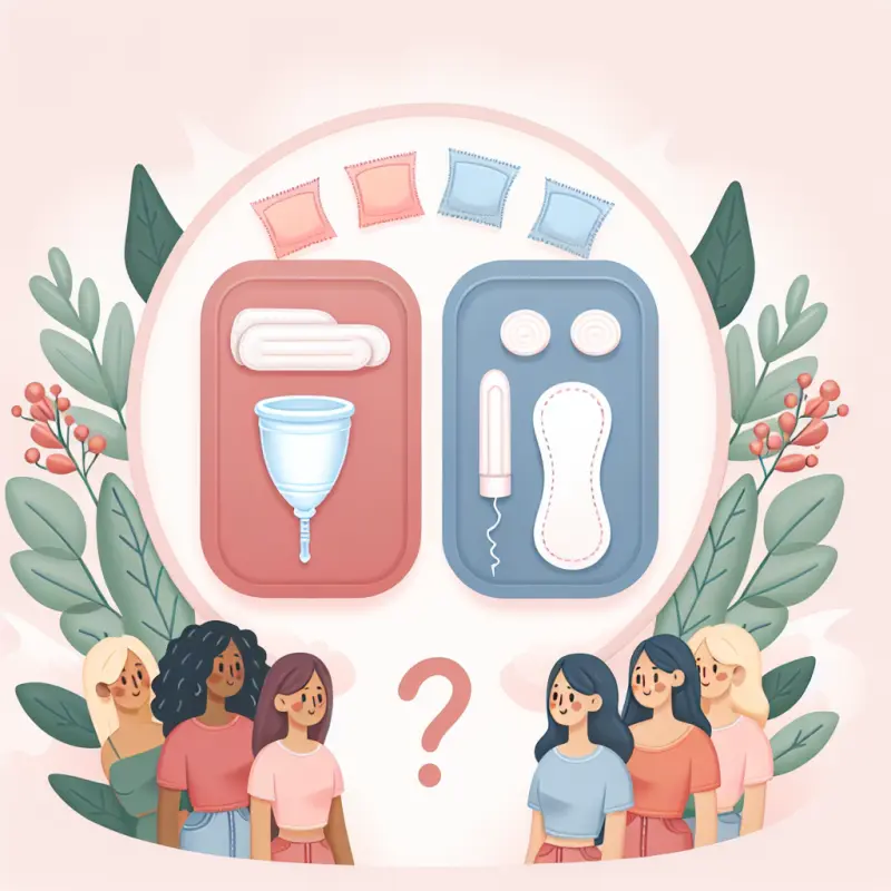 Illustration for Reusable vs. Disposable Menstrual Products: Which Is Right for You?